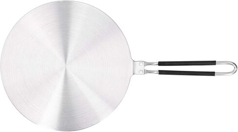 Stainless Steel Heat Diffuser Induction Adapter Plate with Anti-scalding Silicone Handle Universal for Gas Electric Cookers Kitchen Utensil Various Pots in Kuwait