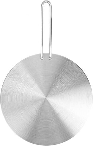 Stainless Steel Heat Diffuser Plate, Induction Cooker Adapter for Non - Inductive Pans, Even Heat Distribution Converter with Handle for Gas Electric Stovetop (24cm) in Kuwait