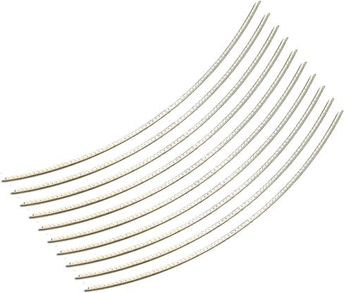 Generic 10 قطع من أسلاك الجيتار الموسيقية ملحقات الآلات الموسيقية Fretwire سهلة التركيب للقيثارات الصوتية الكهربائية، 2.9 ملم in Kuwait