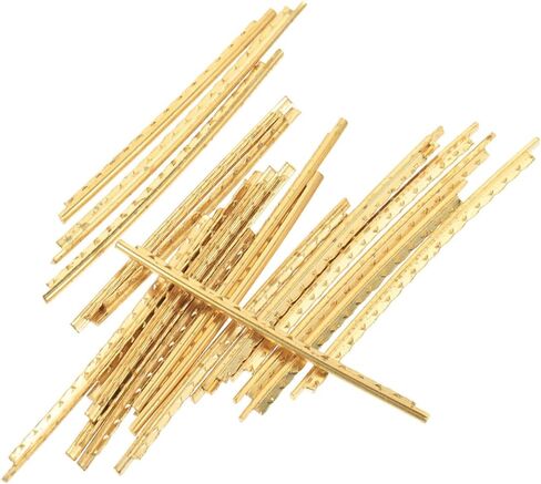 20Pcs Guitar Fret Wires Replacement for Folk Acoustic Electric Guitar Durable Easy to Install for Beginners Professionals Compatible with Various in Saudi Arabia