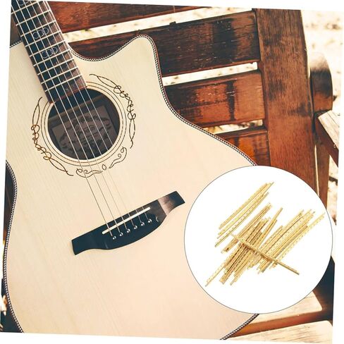 20Pcs Guitar Fret Wires Replacement for Folk Acoustic Electric Guitar Durable Easy to Install for Beginners Professionals Compatible with Various in Saudi Arabia