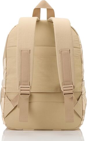 ALOHA Collection Keep It Light Nylon Backpack - Lightweight, Comfortable, Water-Resistant Carry On Backpack-Padded Laptop Sleeve + Side Pockets. Trolley Sleeve for Easy Travel in Black in Kuwait