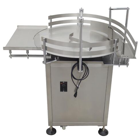 Bottle Unscrambler Distributing Machine Transfer Conveyor Round Accumulation Table Bottle Turn Table Rotary 31.5inch in Saudi Arabia