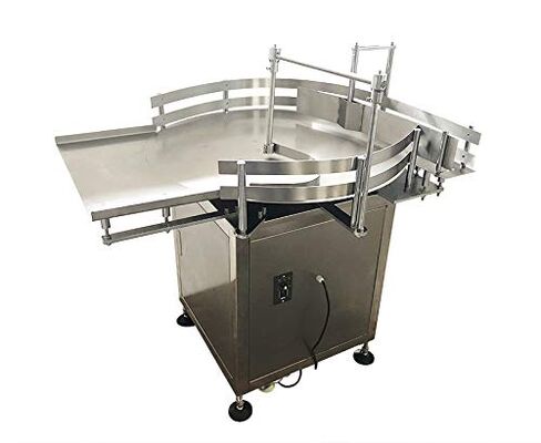 Bottle Unscrambler Distributing Machine Transfer Conveyor Round Accumulation Table Bottle Turn Table Rotary 31.5inch in Saudi Arabia