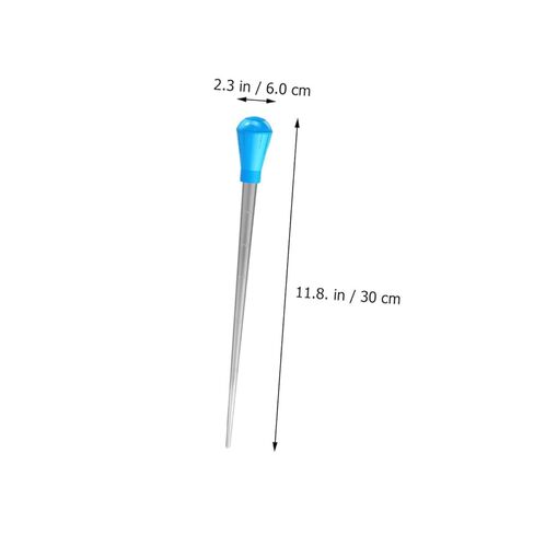 LIFKOME 2pcs Large Measuring Pipettes Food-Grade Plastic Kitchen Droppers for Accurate Liquid Measurement for Baking and Experiments Transparent in Saudi Arabia
