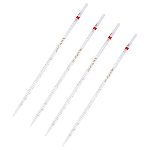 4pcs Graduated Glass Pipette Set Ring Pipettes for Fluid Transfer Precise Measuring Straws for Laboratory and Chemical Experiments in Saudi Arabia
