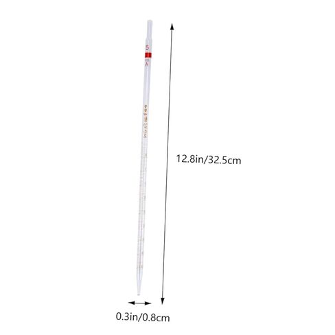4pcs Graduated Glass Pipette Set Ring Pipettes for Fluid Transfer Precise Measuring Straws for Laboratory and Chemical Experiments in Saudi Arabia
