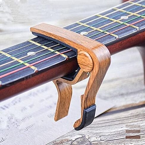 Guitar Capo for Acoustic and Electric Guitars - Rosewood Color in Saudi Arabia