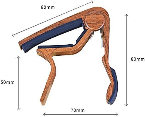 Guitar Capo for Acoustic and Electric Guitars - Rosewood Color in Saudi Arabia
