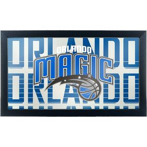 Trademark Gameroom NBA1500-OM3 NBA Framed Logo Mirror - City - Orlando Magic