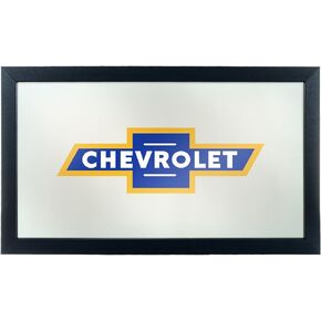 GM1500-SS Chevrolet Framed Logo Mirror - Super Service
