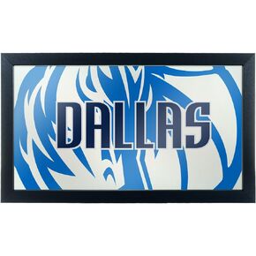 Trademark Gameroom NBA1500-DM2 NBA Framed Logo Mirror - Fade - Dallas Mavericks