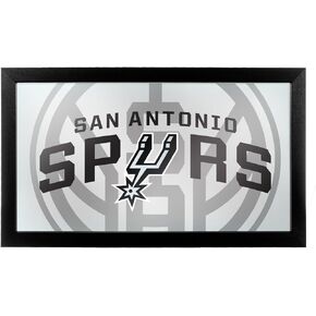 Trademark Gameroom NBA1500-SS2 NBA Framed Logo Mirror - Fade - San Antonio Spurs