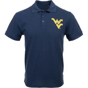 FOCO NCAA College Team Logo Polo Short Sleeve Shirt