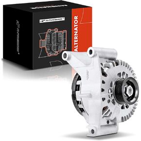 A-Premium Alternator Compatible with Ford Five Hundred, Freestyle & Mercury Montego 05-07, 3.0L, 130Amp 12V Clockwise 6-Groove Pulley, Replace# 5F9T-10300-AC, 5F9Z-10346-AA, 6F9T-10300-AA