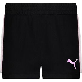 PUMA Girls' Active Short, Black, 6X