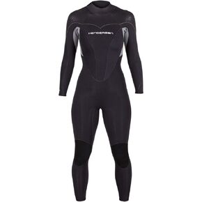 Henderson Women's Thermoprene Pro Wetsuit 5mm Back Zip Fullsuit Black