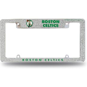 Rico Industries NBA 12" x 6" Chrome All Over Automotive Bling License Plate Frame Design for Car/Truck/SUV