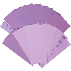 27 PCS #800-#10000 9 x 3.6 inch Wet Dry Sandpaper Sanding Sheet 800 1000 1200 1500 2000 3000 5000 7000 10000 Grit for Automotive Wood Metal Polishing (#800-#10000 Grit Each 3PCS)
