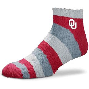 For Bare Feet NCAA Oklahoma Sooners Super Cozy Sleep Soft Sock Team Color OSFM