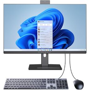27" Computers, i7 Quad-Core Desktop Computer with Camera, 16G Ram 512G SSD IPS HD Display, WiFi Bluetooth for Home Entertainment Business Office