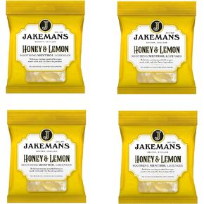 Jakeman's Jakemans Lozenges Honey & Lemon Menthol (Pack of 4)