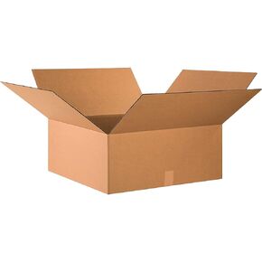 BOX USA 24x24x10 Corrugated Boxes, Large, 24L x 24W x 10H, Pack of 10 | Shipping, Packaging, Moving, Storage Box for Home or Business, Strong Wholesale Bulk Boxes