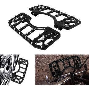 YHMTIVTU CNC أوتاد قدم واسعة للسائق على الطرق الوعرة Footpegs Chopper Bobber Style Footpegs دواسة أرضية متوافقة مع Harley Touring Road Glide Softail Fatboy Dyna in Kuwait