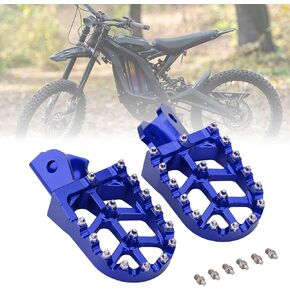 CNC Foot Pegs for Surron, Motorcycle Footpegs Foot Pedals Rests Compatible with CRF150F CRF230F Sur Ron Light Bee X S Segway X260 X160 Talaria Sting MX3 MX4 Talaria XXX Dirt Bike-Gold