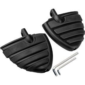 Motorcycle Mini Board Rider Floorboards Highway Footpegs Adjustable Passenger Foot Rest Pedal Male Mount Compatible with Harley Touring Sportster Softail Road Glide Street Glide