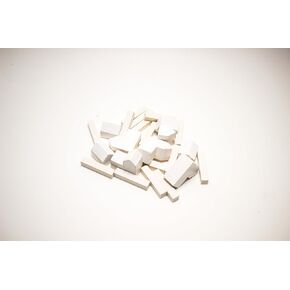 White Wood Replacement Pieces for Settlers of Catan
