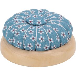 Pin Cushion, Wooden Base Needle Pincushions Wood Base Needle Pin Cushion Kits Round Pin Cushion for DIY Crafts Sewing Needle Holders Needlework(2 Patterns Shipped Randomly) in Saudi Arabia