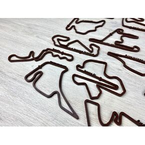 F1 Circuit Collection Made From Plywood, F1 Grand Prix Circuit, F1 Track Wall Art, F1 Circuit Collection, F1 Gift Wall Decor (Small)