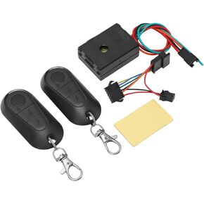 Bicycle Alarm, One Touch Start Electric Bike Alarm System 36‑72V Anti Theft Security System for Electric Scooter