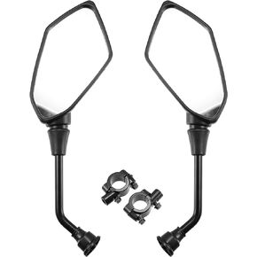X AUTOHAUX Motorcycle ATV Rear View Side Mirrors 7/8" Handlebars for Polaris Sportsman 400 450 500 550 570 700 800