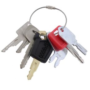 Solarhome 7 Heavy Equipment Ignition Keys Set for CAT Case JCB JD Hitachi Hyster Komatsu Bobcat