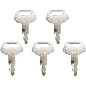 5 PCS S450 Ignition Key fits Sumitomo Excavator Case Linkbelt JCB