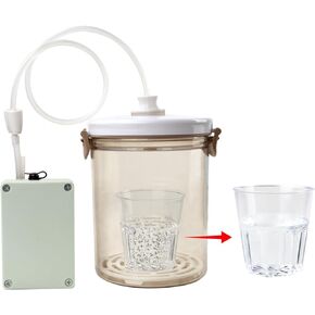Resin Bubble Remover, Mini Resin Vacuum Chamber and Pump Kit for Quickly Remove 99% Bubble Within 7 Minutes, Vacuum Pressure Pot for Eepoxy Resin Casting, Resin Arts Crafts and Jewelry Making