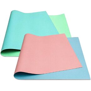 قطعتان من سجادة الحرف الجلدية المصنوعة من السيليكون الكبيرة جدًا، 27.5 بوصة × 15.7 بوصة، سجادات صب المجوهرات مزدوجة الجوانب، ورقة سيليكون غير لاصقة مقاومة للحرارة لصب الراتنج، الرسم الفني، راتنجات الإيبوكسي in Kuwait