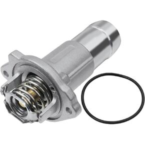 A-Premium Engine Coolant Thermostat & Housing Assembly Compatible with Chevry, GMC, Hummer Models - fits Colorado, Canyon 04-12, H3, H3T - [3.5L 3.7L 2.9L 2.8L]