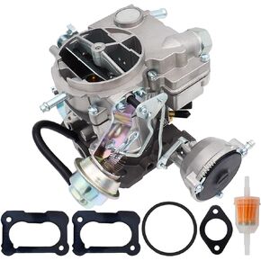 2 Barrel Carburetor for Rochester 2GC Chevy 5.7L 350 6.6L 400 Engines for Chevrolet Small Block C10 C20 C30 1975-1980 Bel Air 1970-1975 Biscayne, Carb with Gaskets