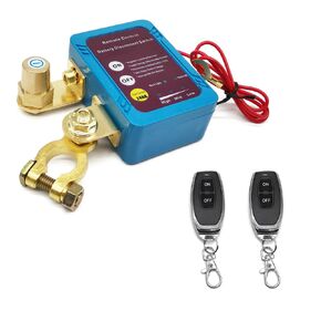 Remote Battery Disconnect Switch 12V 240A Power Kill Switch Anti Theft Shut on/Off Switch for Car RV ATV Truck Boat with Remote Control Keys
