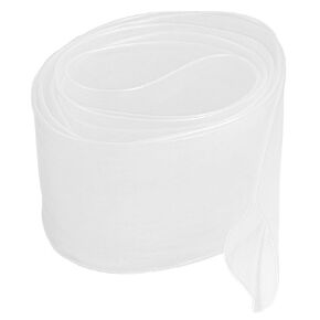 uxcell Rate 2:1 50mm Dia Clear Polyolefin Heat Shrinkable Tube 2M 6.6Ft