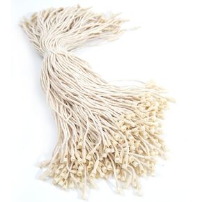 Perco DL153 String Tags - 1,000 Pieces, White Color - Elevate Branding with Premium Quality Cotton Material and Secure Attachment