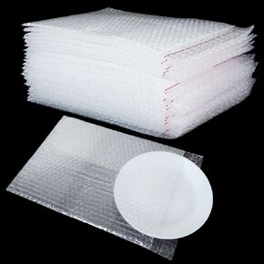 Bubble Out Bags, Clear Bubble Pouches Bags Double Walled Cushioning Bags, Self-Sealing Protective Wrap Cushioning Pouches for Shipping, Packing and Moving (9"x12" (30pcs))