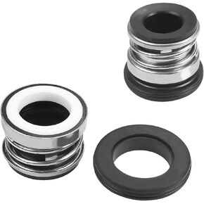 Othmro 1Pcs Internal Diameter 17mm Alloy Plastic Mechanical Shaft Seal Replacement 104-17 Shaft Seal for Pump Shaft Water Pumps Shaft Mechanical Sealing for Swimming Pools Spa Pumps
