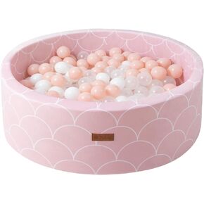 Foam Ball Pit 35.4"x 11.8" for Toddlers and Kids,Round Ball Pool Indoor Outdoor Baby Playpen,Ideal Gift for Infants,Balls not Included - Night Sky