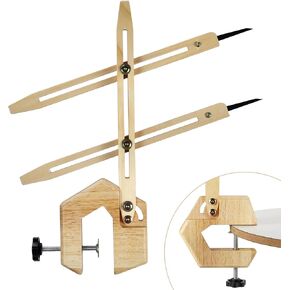 BKALEME Pottery Throwing Gauge, 2 Ways to Install, Compact Clip-on Pottery Throwing Stick, Ceramics Pottery Clay Tool for Making Repeat Forms, for Pottery Wheel & Forming Machine in Kuwait