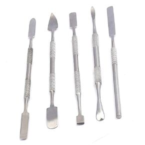5 Pc Stainless Steel Spatula/Chisel Wax & Clay Sculpting Tool Set