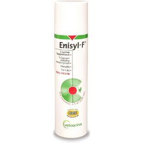 Vetoquinol Enisyl-F Oral Paste: L-Lysine Supplement for Cats - Tuna Flavor, 3.5oz (100mL) Pump